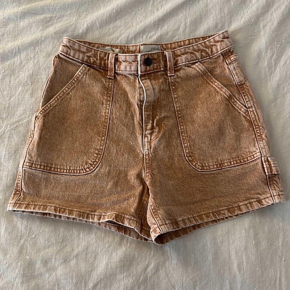 Universal Threads- Orange/Rust High Waisted Acid … - image 1